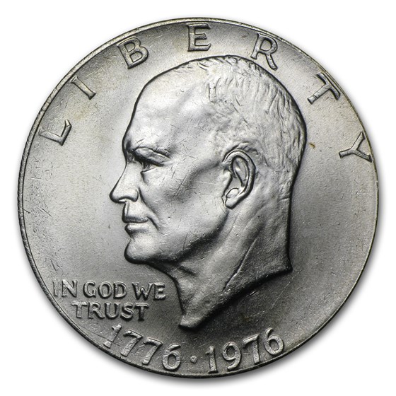 1976 Clad Eisenhower Dollar BU (Type-2)