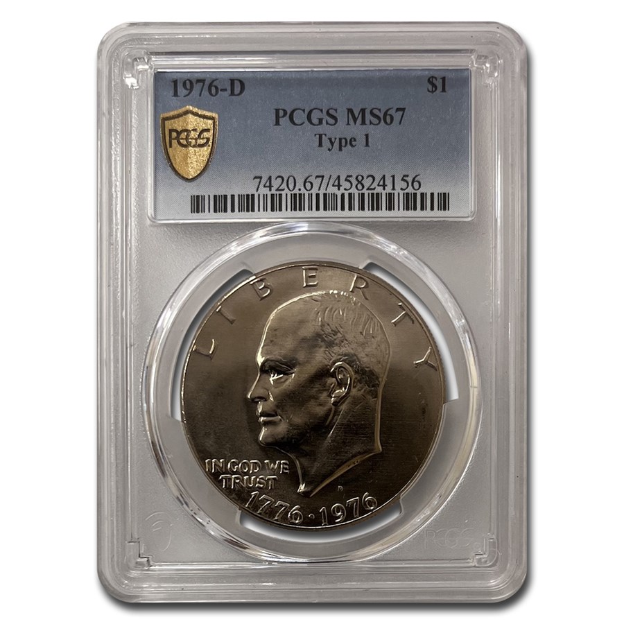 1976-D Clad Eisenhower Dollar Type-I MS-67 PCGS