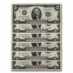 1976 (D-Cleveland) $2.00 FRN CU (Fr#1935-D) 11 Consecutive