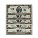 1976 (D-Cleveland) $2.00 FRN CU (Fr#1935-D) 11 Consecutive