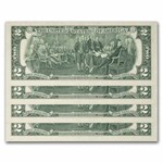 1976 (E-Richmond) $2.00 FRN CU (Fr#1935-E) 4 Consecutive