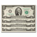 1976 (E-Richmond) $2.00 FRN CU (Fr#1935-E) 4 Consecutive