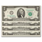 1976 (E-Richmond) $2.00 FRN CU (Fr#1935-E) 4 Consecutive