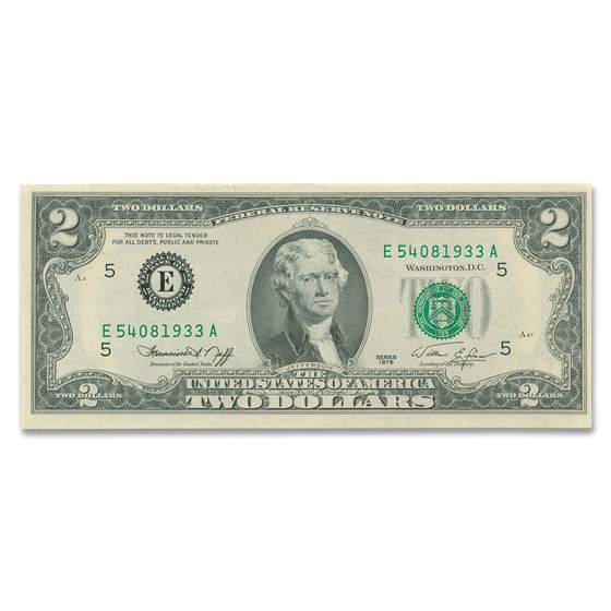 1976 (E-Richmond) $2.00 FRN CU 1976 (E-Richmond) $2.00 FRN CU