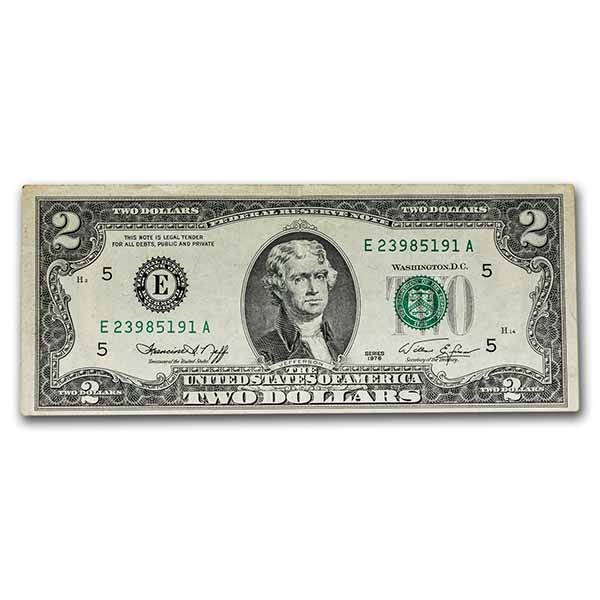 1976 (E-Richmond) $2.00 FRN VF (Fr#1935-E)