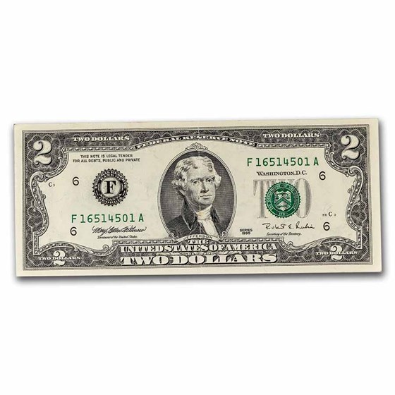 1976 (F-Atlanta) $2.00 FRN AU (Fr#1935-F) 1976 (F-Atlanta) $2.00 FRN AU (Fr#1935-F)