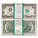 1976 (F-Atlanta) $2.00 FRN CU (Fr#1935-F) 100 Consecutive