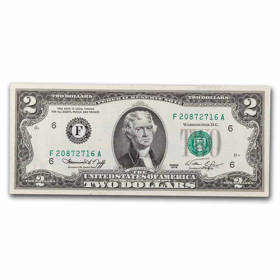 1976 (F-Atlanta) $2.00 FRN CU (Fr#1935-F)