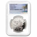 1976 Haiti Proof Silver 50 Gourdes Holy Year PF-68 NGC