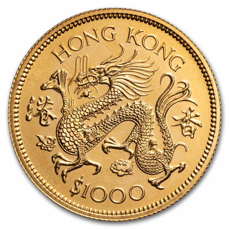 Buy 1976 Hong Kong Gold 1000 Year of the Dragon BU APMEX