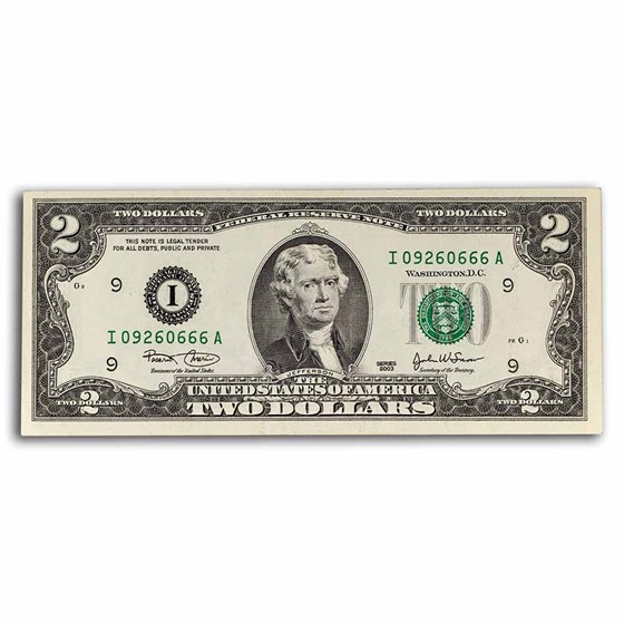 1976 (I-Minneapolis) $2.00 FRN AU (Fr#1935-I) 1976 (I-Minneapolis) $2.00 FRN AU (Fr#1935-I)