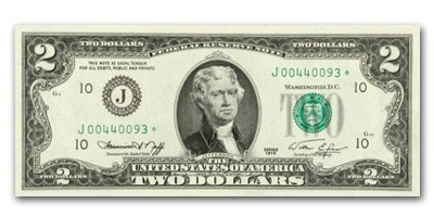 1976* (J-Kansas City) $2.00 FRN CU 1976* (J-Kansas City) $2.00 FRN CU