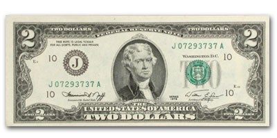 1976 (J-Kansas City) $2.00 FRN CU 1976 (J-Kansas City) $2.00 FRN CU