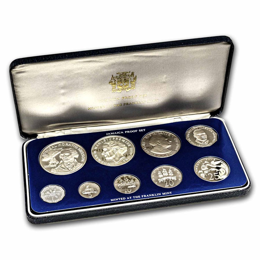 Jamaica Proof Set 銀貨 Jamaica Proof Set 銀貨 JAMAICA SILVER PROOF COIN YEAR SET