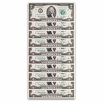 1976 (K-Dallas) $2.00 FRN CU (Fr#1935-K) 70 Consecutive