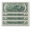 1976 (Kansas City-J) $2.00 FRN CU (Fr#1935-J) 9 Consecutive