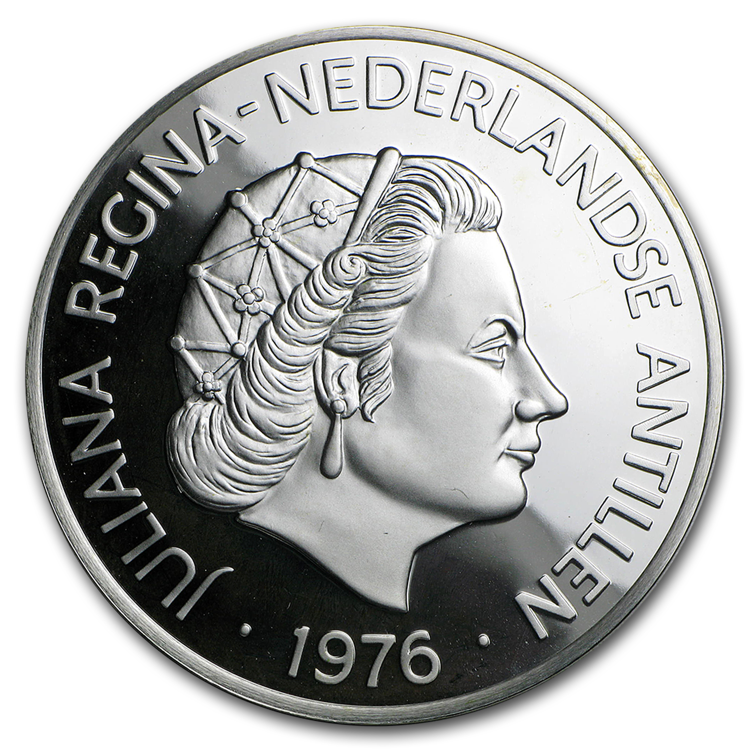 Buy 1976 Netherlands Antilles Proof Silver 25 Gulden USA