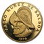 1976 Panama Proof Gold 100 Balboas Vasco Núñez de Balboa