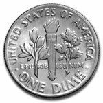 1976 Roosevelt Dime 50-Coin Roll BU