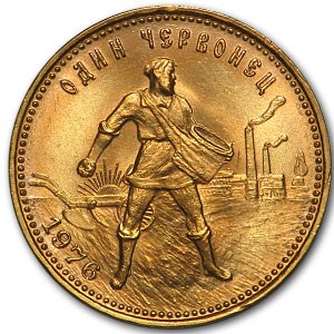 1976 Russia Gold 10 Roubles/Chervonetz BU 1976 Russia Gold 10 Roubles/Chervonetz BU