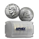 1976-S 40% Silver Eisenhower Dollar 20-Coin Roll BU