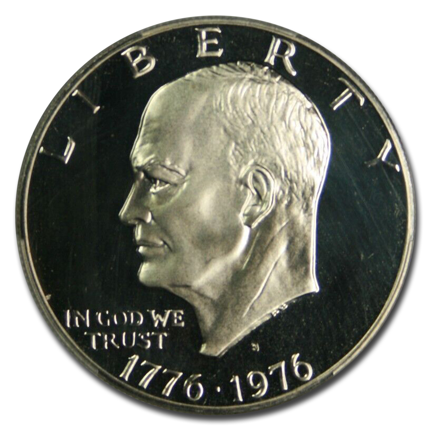 1976-S Eisenhower Dollar Gem Deep Cameo Proof - CN-Clad Type 1, Uncirculated Condition 6 thumbnail image