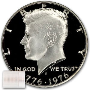 1976-S Kennedy Half Dollar 20-Coin Roll Proof (Clad) 1976-S Kennedy Half Dollar 20-Coin Roll Proof (Clad)