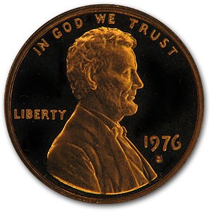 1976-S Lincoln Cent Gem Proof (Red)
