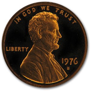 1976-S Lincoln Cent Gem Proof (Red) 1976-S Lincoln Cent Gem Proof (Red)