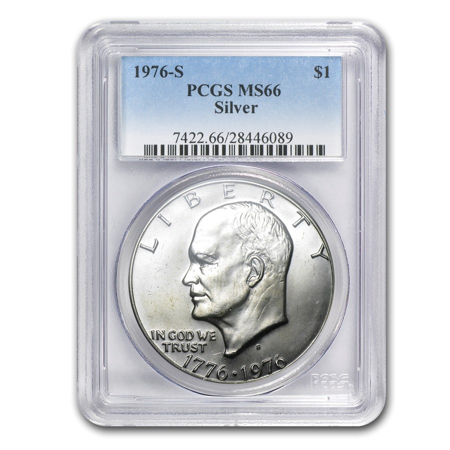 1976-S Silver Eisenhower Dollar MS-66 PCGS