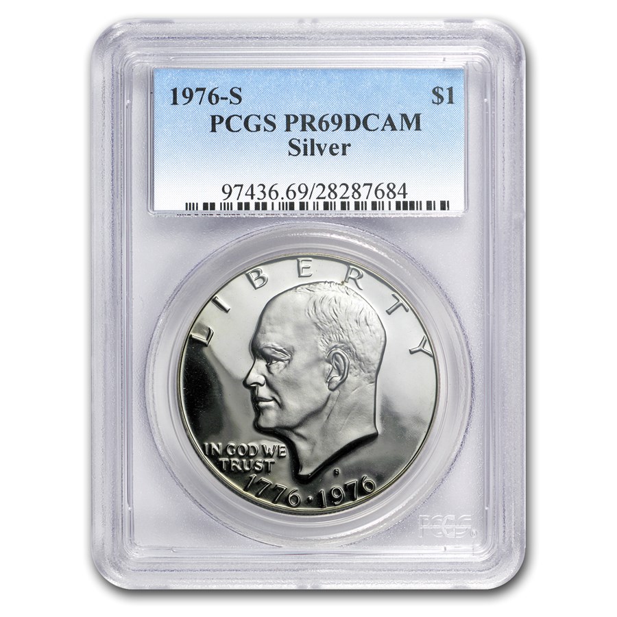 1976-S Silver Eisenhower Dollar PR-69 DCAM PCGS