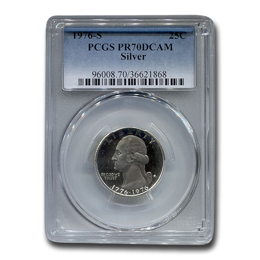 Buy 1976-S Silver Washington Quarter PR-70 PCGS | APMEX