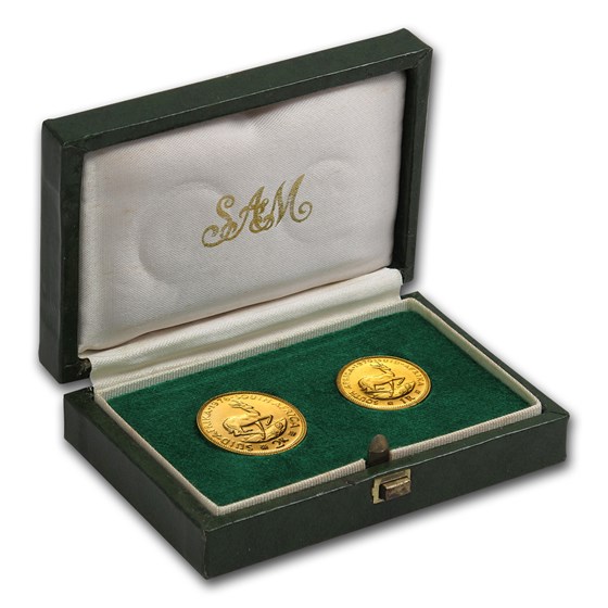 1976 South Africa 2-Coin Gold Proof Set 1976 South Africa 2-Coin Gold Proof Set