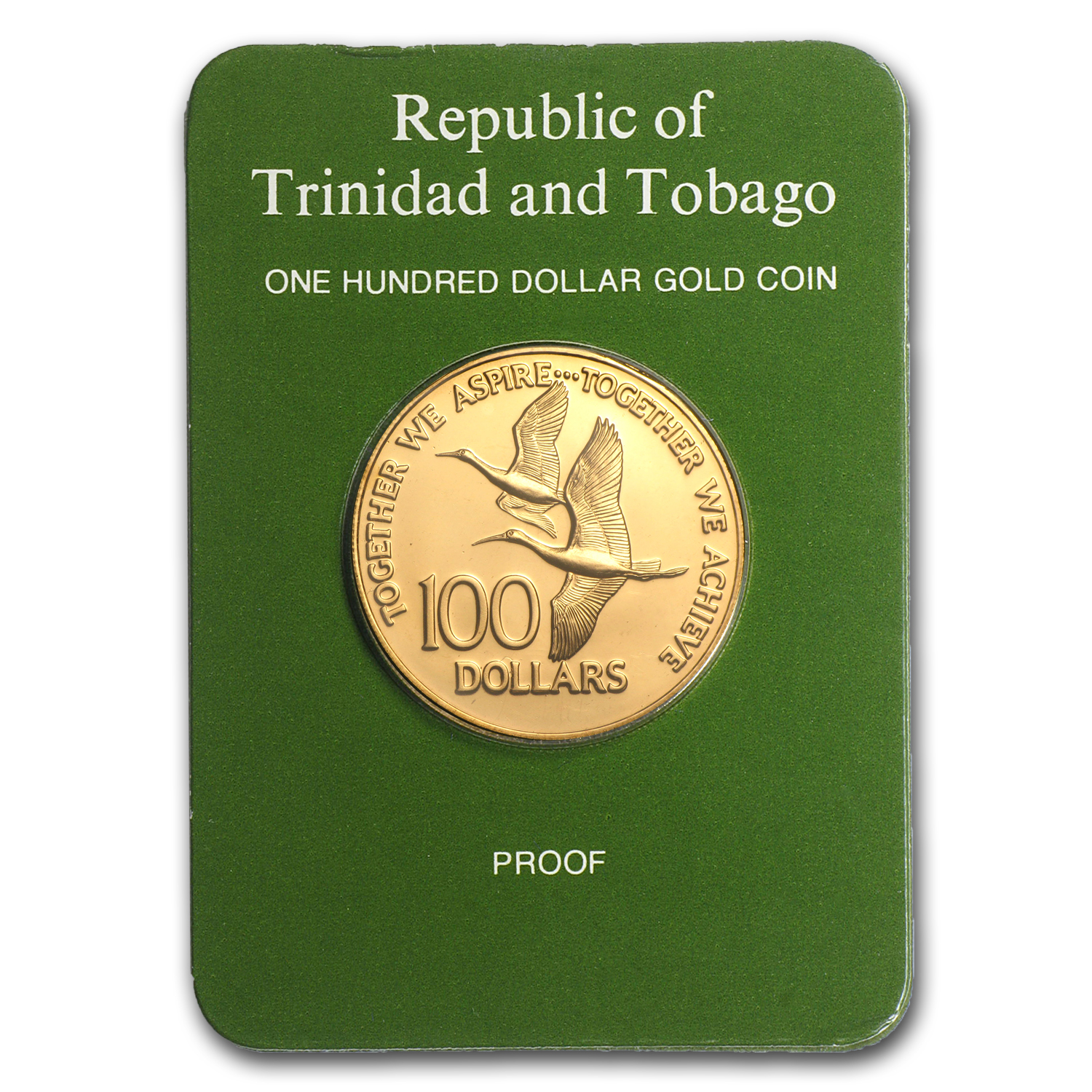 Buy 1976 Trinidad & Tobago Gold $100 Birds Proof | APMEX