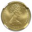 1976 Turks & Caicos Gold 50 Crowns U.S. Bicentennial MS-70 NGC
