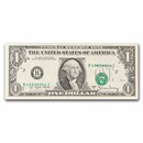 1977-A (B-New York) $1.00 FRN AU (Fr#1910-B) Misalignment Error