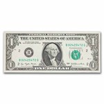 1977 (B-New York) $1 FRN CU (Fr#1909-B) Missing Back