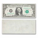 1977 (B-New York) $1 FRN CU (Fr#1909-B) Missing Back
