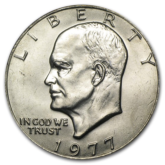 1977 Clad Eisenhower Dollar BU 1977 Clad Eisenhower Dollar BU