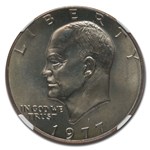 1977-D Clad Eisenhower Dollar MS-67 NGC