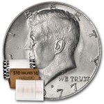 1977-D Kennedy Half Dollar 20-Coin Roll BU