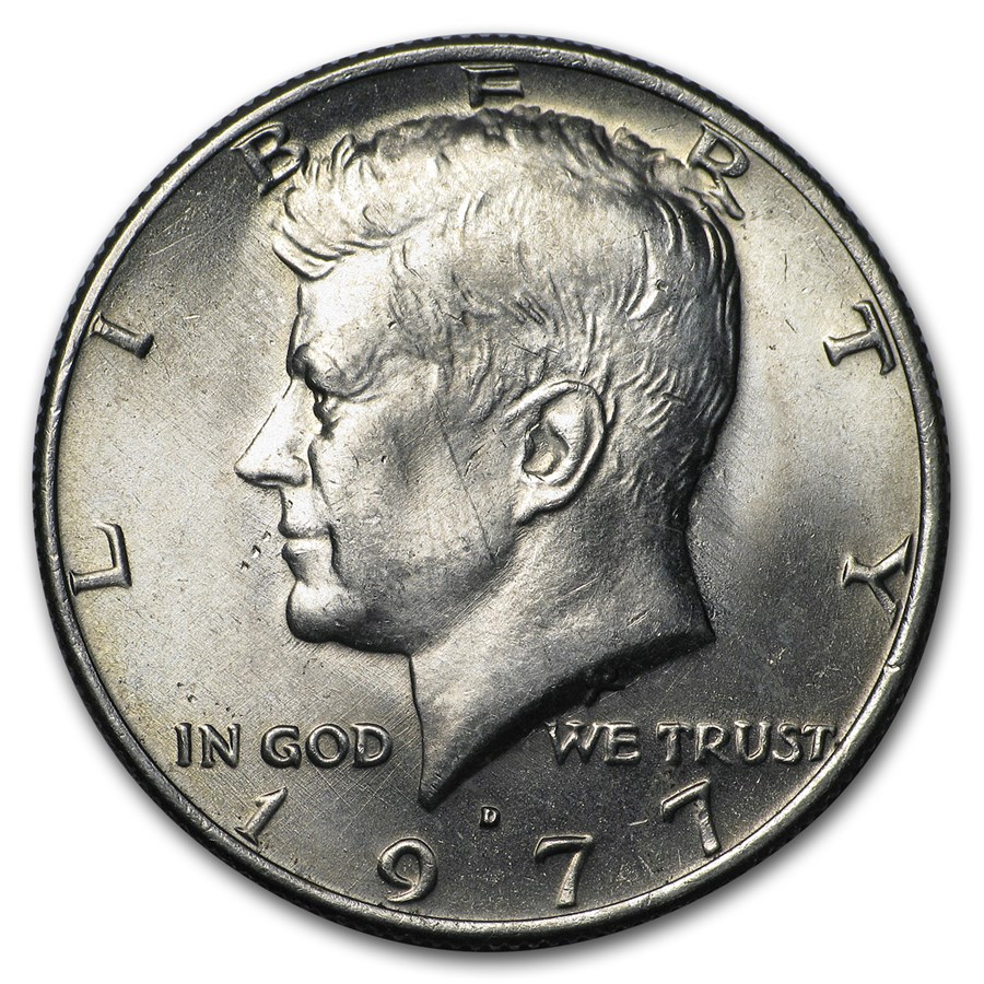 1977-D Kennedy Half Dollar BU