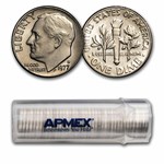 1977-D Roosevelt Dime 50-Coin Roll BU