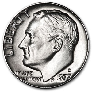 1977-D Roosevelt Dime BU 1977-D Roosevelt Dime BU