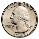 1977-D Washington Quarter 40-Coin Roll BU