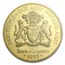 1977 Guyana Gold $100 The Golden Man BU
