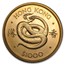 1977 Hong Kong Gold $1000 Year of the Snake BU