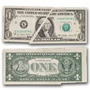 1977 (K-Dallas) $1.00 FRN VF (Fr#1909-K) Fold Error