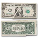 1977 (K-Dallas) $1.00 FRN VF (Fr#1909-K) Fold Error