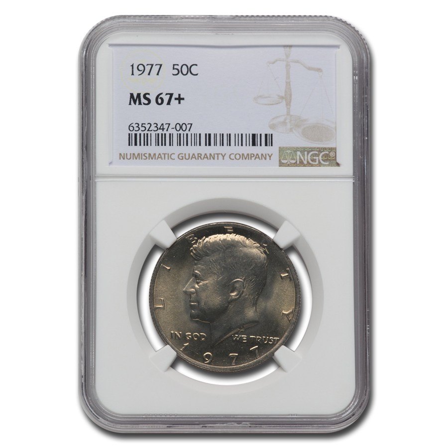 Buy 1977 Kennedy Half Dollar MS-67+ NGC | APMEX
